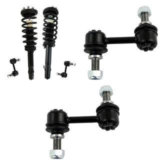 TRQ® - Front Passenger Side Complete Strut Assembly and Stabilizer Bar Link Kit