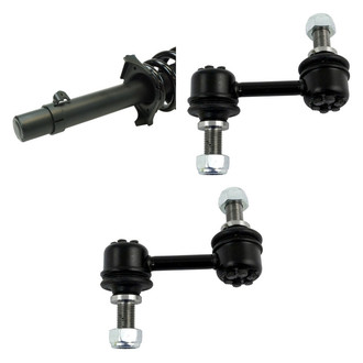 TRQ® - Front Passenger Side Complete Strut Assembly and Stabilizer Bar Link Kit
