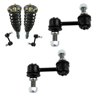 TRQ® - Front Passenger Side Complete Strut Assembly and Stabilizer Bar Link Kit