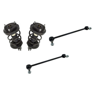 TRQ® - Front Passenger Side Complete Strut Assembly and Stabilizer Bar Link Kit