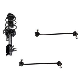 TRQ® - Front Passenger Side Complete Strut Assembly and Stabilizer Bar Link Kit