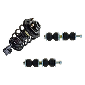 TRQ® - Front Passenger Side Complete Strut Assembly and Stabilizer Bar Link Kit
