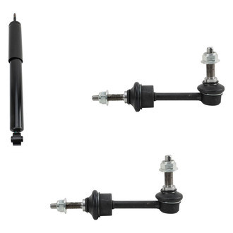 TRQ® - Front Passenger Side Shock Absorber and Stabilizer Bar Link Kit