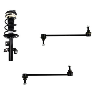 TRQ® - Front Passenger Side Strut and Stabilizer Bar Link Kit