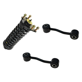 TRQ® - Front Passenger Side Complete Strut Assembly and Stabilizer Bar Link Kit
