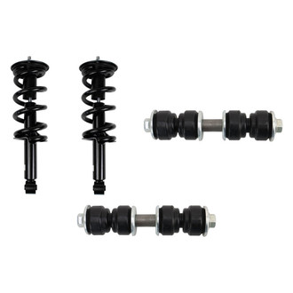 TRQ® - Front Passenger Side Complete Strut Assembly and Stabilizer Bar Link Kit