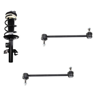 TRQ® - Front Passenger Side Strut and Stabilizer Bar Link Kit