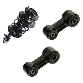 TRQ® BNDL-131537 - Front Passenger Side Complete Strut Assembly and Stabilizer Bar Link Kit