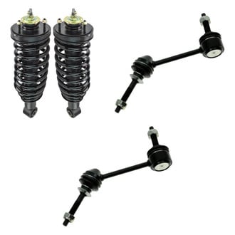 TRQ® - Front Passenger Side Complete Strut Assembly and Stabilizer Bar Link Kit