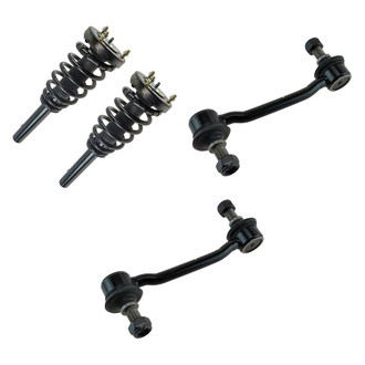 TRQ® - Front Passenger Side Complete Strut Assembly and Stabilizer Bar Link Kit