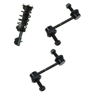 TRQ® - Front Passenger Side Complete Strut Assembly and Stabilizer Bar Link Kit