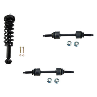 TRQ® - Front Passenger Side Complete Strut Assembly and Stabilizer Bar Link Kit