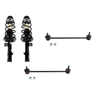 TRQ® - Front Passenger Side Complete Strut Assembly and Stabilizer Bar Link Kit