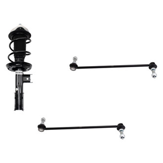 TRQ® - Front Passenger Side Complete Strut Assembly and Stabilizer Bar Link Kit