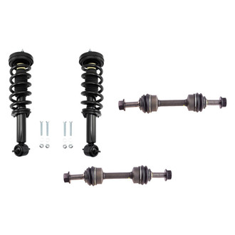 TRQ® - Front Passenger Side Complete Strut Assembly and Stabilizer Bar Link Kit