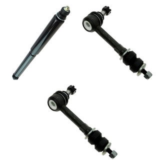 TRQ® - Front Passenger Side Shock Absorber and Stabilizer Bar Link Kit