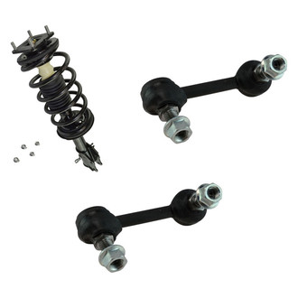 TRQ® - Front Passenger Side Complete Strut Assembly and Stabilizer Bar Link Kit