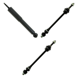 TRQ® - Front Passenger Side Shock Absorber and Stabilizer Bar Link Kit