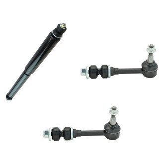TRQ® - Front Passenger Side Shock Absorber and Stabilizer Bar Link Kit