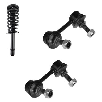 TRQ® - Front Passenger Side Complete Strut Assembly and Stabilizer Bar Link Kit