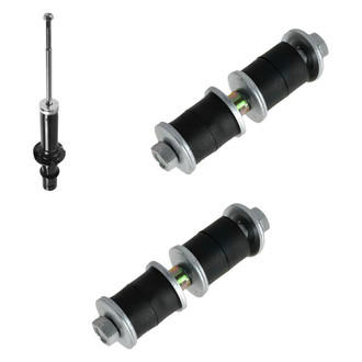 TRQ® - Front Passenger Side Shock Absorber and Stabilizer Bar Link Kit