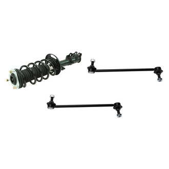 TRQ® - Front Passenger Side Complete Strut Assembly and Stabilizer Bar Link Kit