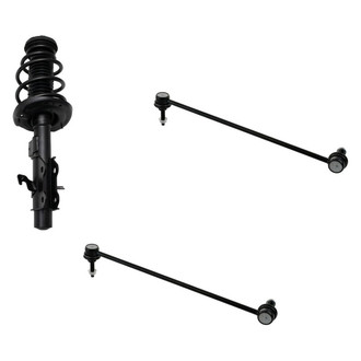 TRQ® - Front Passenger Side Complete Strut Assembly and Stabilizer Bar Link Kit