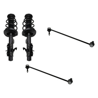 TRQ® - Front Passenger Side Complete Strut Assembly and Stabilizer Bar Link Kit