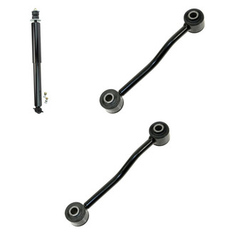 TRQ® - Front Passenger Side Shock Absorber and Stabilizer Bar Link Kit