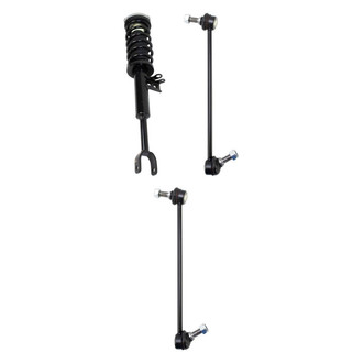 TRQ® - Front Passenger Side Complete Strut Assembly and Stabilizer Bar Link Kit