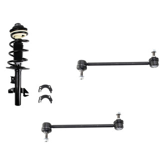TRQ® - Front Passenger Side Complete Strut Assembly and Stabilizer Bar Link Kit