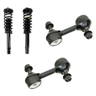TRQ® - Front Passenger Side Complete Strut Assembly and Stabilizer Bar Link Kit