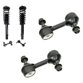 TRQ® - Front Passenger Side Complete Strut Assembly and Stabilizer Bar Link Kit