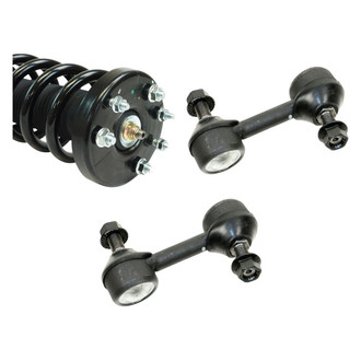 TRQ® - Front Passenger Side Complete Strut Assembly and Stabilizer Bar Link Kit