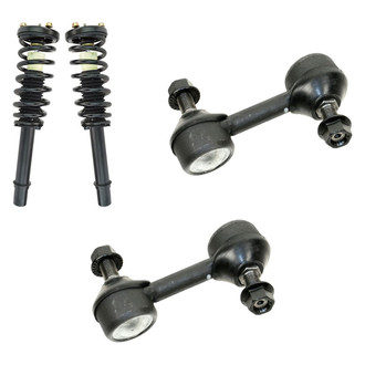 TRQ® - Front Passenger Side Complete Strut Assembly and Stabilizer Bar Link Kit