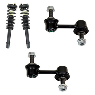 TRQ® - Front Passenger Side Complete Strut Assembly and Stabilizer Bar Link Kit
