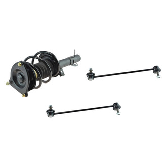 TRQ® - Front Passenger Side Complete Strut Assembly and Stabilizer Bar Link Kit