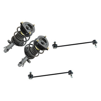 TRQ® - Front Passenger Side Complete Strut Assembly and Stabilizer Bar Link Kit