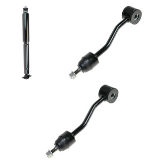 TRQ® - Front Passenger Side Shock Absorber and Stabilizer Bar Link Kit
