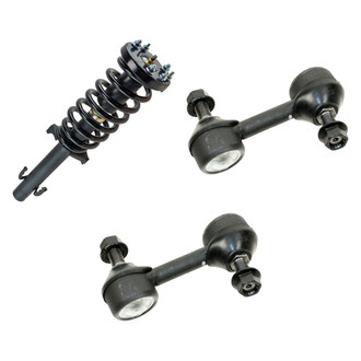 TRQ® - Front Passenger Side Complete Strut Assembly and Stabilizer Bar Link Kit