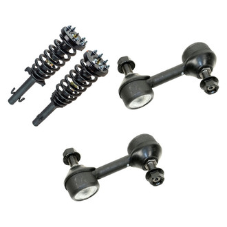 TRQ® - Front Passenger Side Complete Strut Assembly and Stabilizer Bar Link Kit
