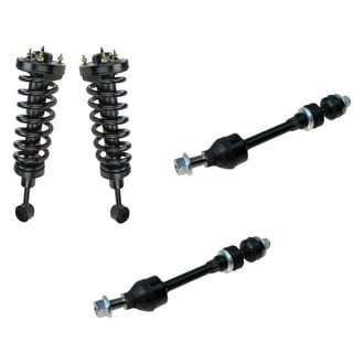 TRQ® - Front Passenger Side Complete Strut Assembly and Stabilizer Bar Link Kit