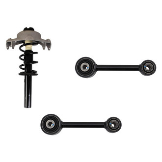 TRQ® - Front Passenger Side Strut and Stabilizer Bar Link Kit