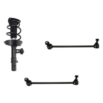TRQ® - Front Passenger Side Complete Strut Assembly and Stabilizer Bar Link Kit