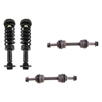 TRQ® - Front Passenger Side Complete Strut Assembly and Stabilizer Bar Link Kit