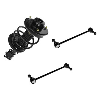 TRQ® - Front Passenger Side Complete Strut Assembly and Stabilizer Bar Link Kit