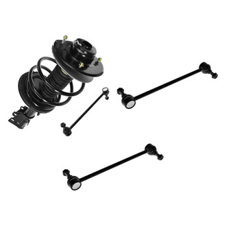 TRQ® - Front Passenger Side Complete Strut Assembly and Stabilizer Bar Link Kit