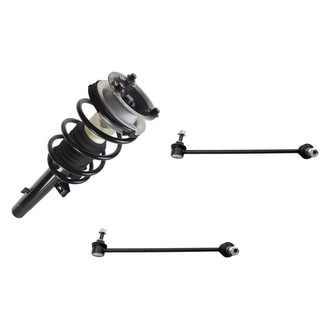TRQ® - Front Passenger Side Complete Strut Assembly and Stabilizer Bar Link Kit