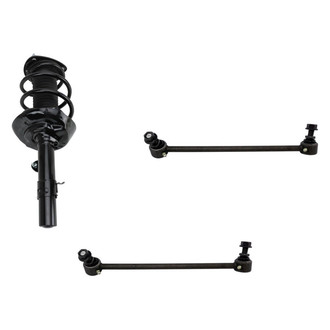 TRQ® - Front Passenger Side Complete Strut Assembly and Stabilizer Bar Link Kit