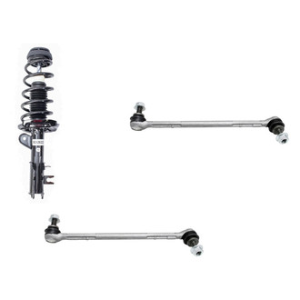 TRQ® BNDL-131725 - Front Passenger Side Strut and Stabilizer Bar Link Kit